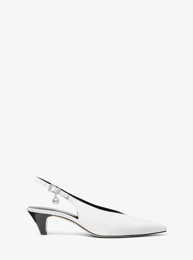 Tonya Leather Slingback Pump - 1