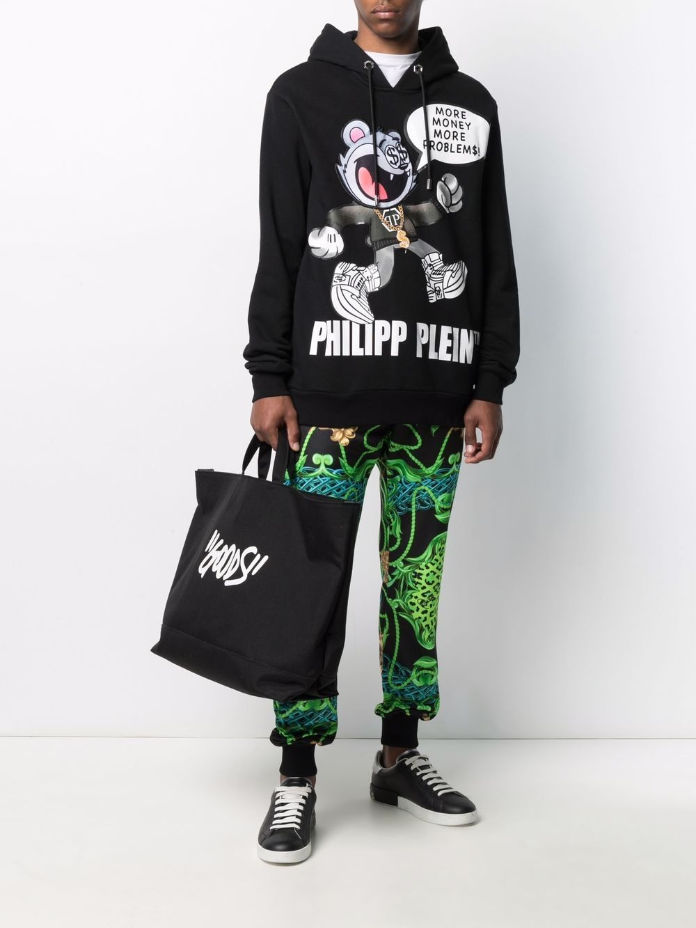 Flock Money graphic-print hoodie - 2