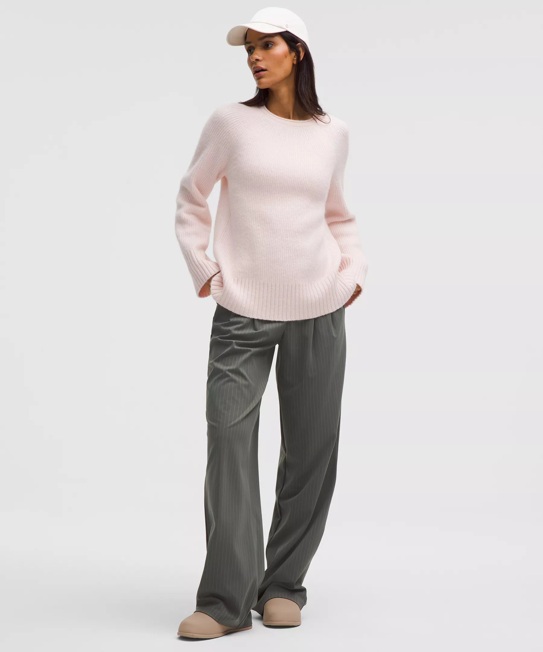 Alpaca-Blend Crewneck Sweater - 2