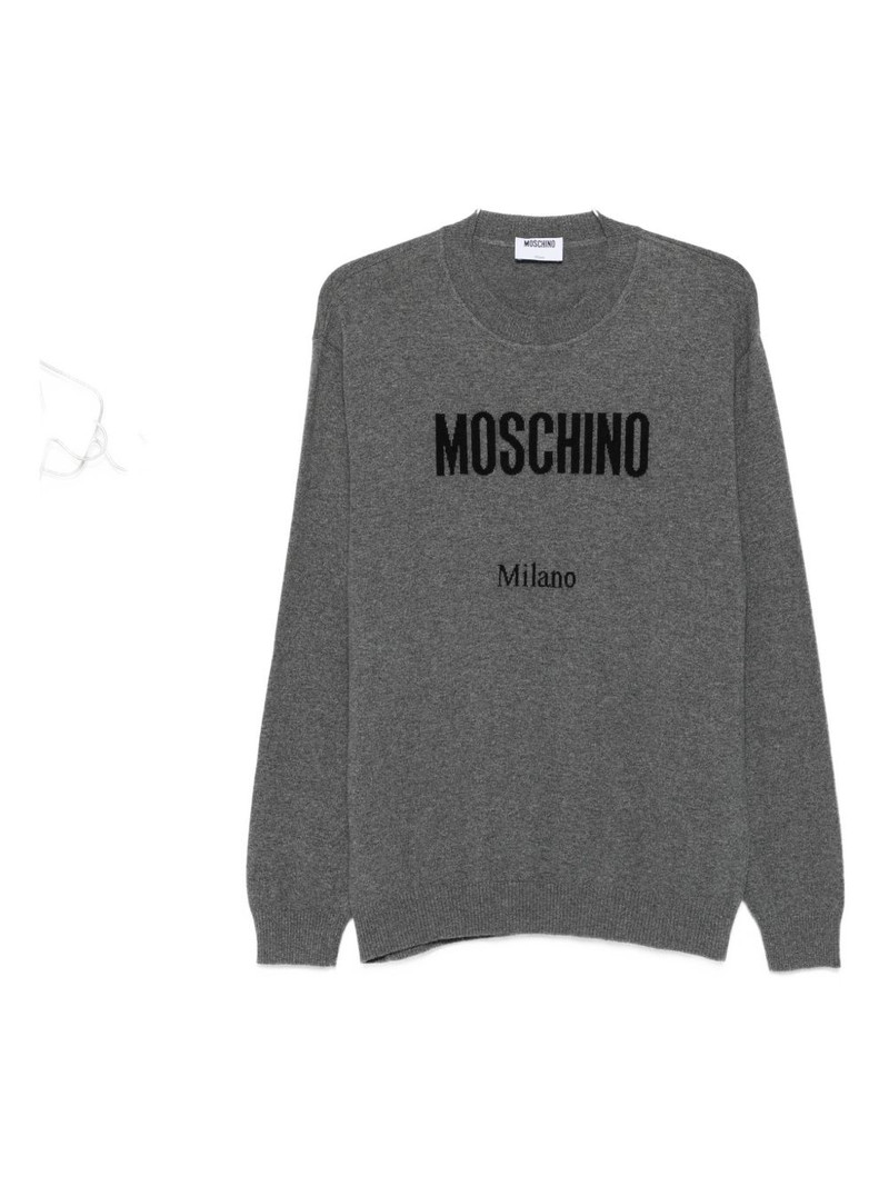 logo-print sweater 1