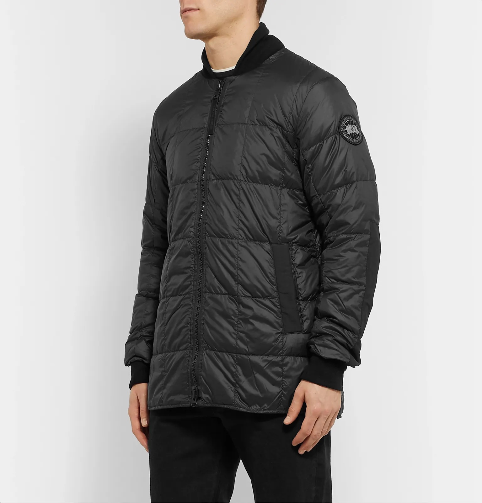 Harbord Quilted Shell Down Bomber Jacket - 4