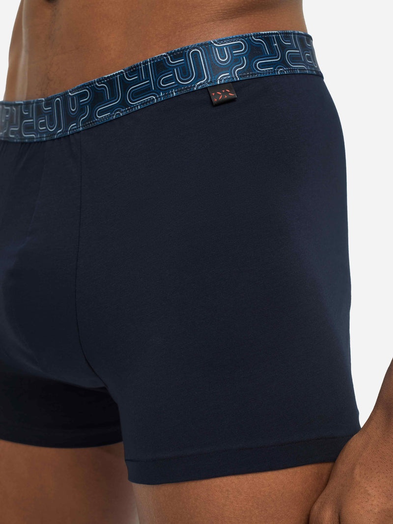 Men's Boxer Briefs Band 55 Pima Cotton Stretch Navy - 2