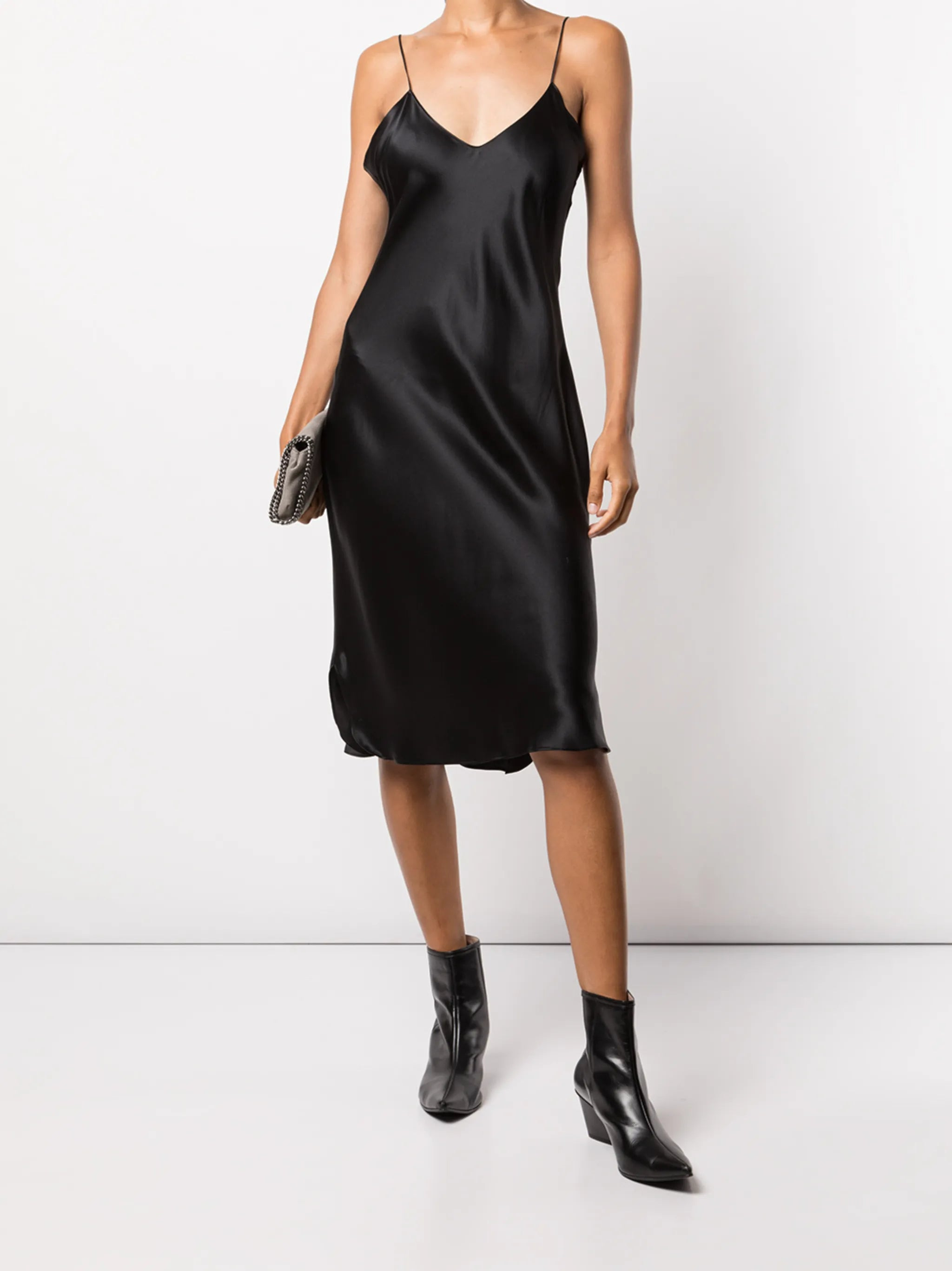 Nili Lotan Silk Midi Slip Dress - 5