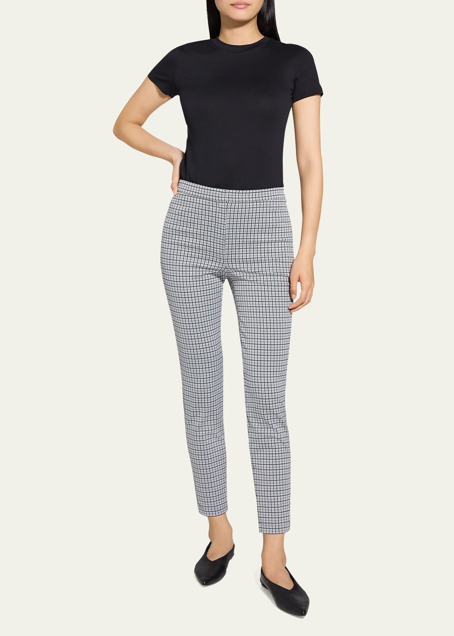 Tapered High-Rise Pants - 2