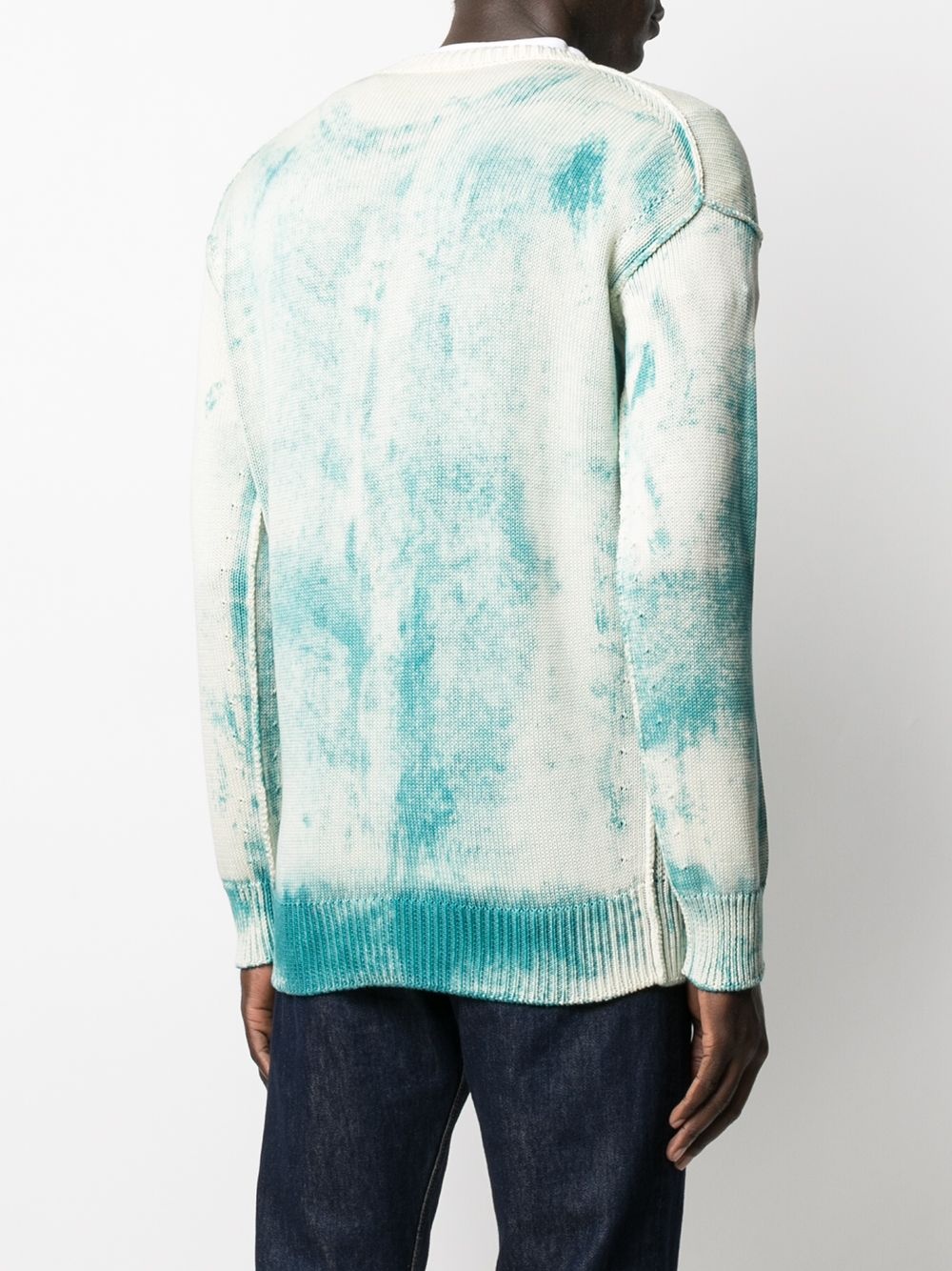 tie-dye cotton jumper - 4