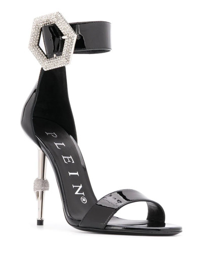 PHILIPP PLEIN crystal heel sandals outlook