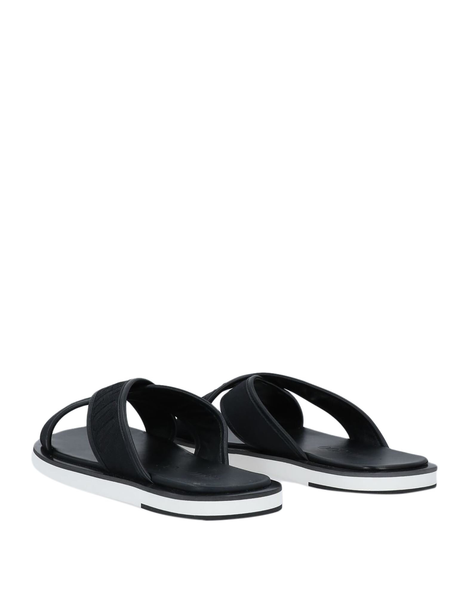 Black Men's Sandals - 3