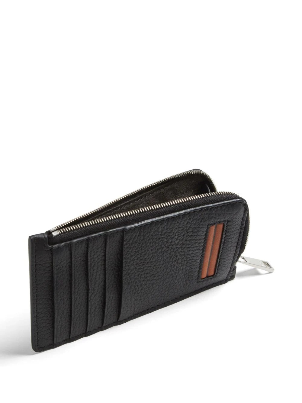 STRIPE-EMBELLISHED LEATHER WALLET - 4