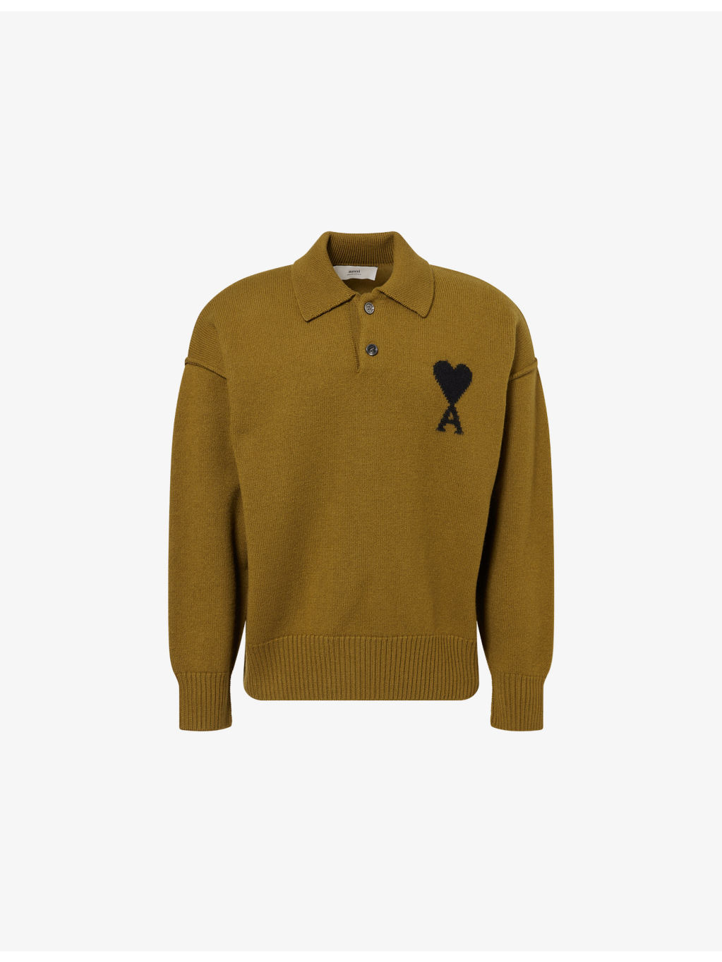 Ami De Coeur Logo-Intarsia Wool Knitted Jumper - 1