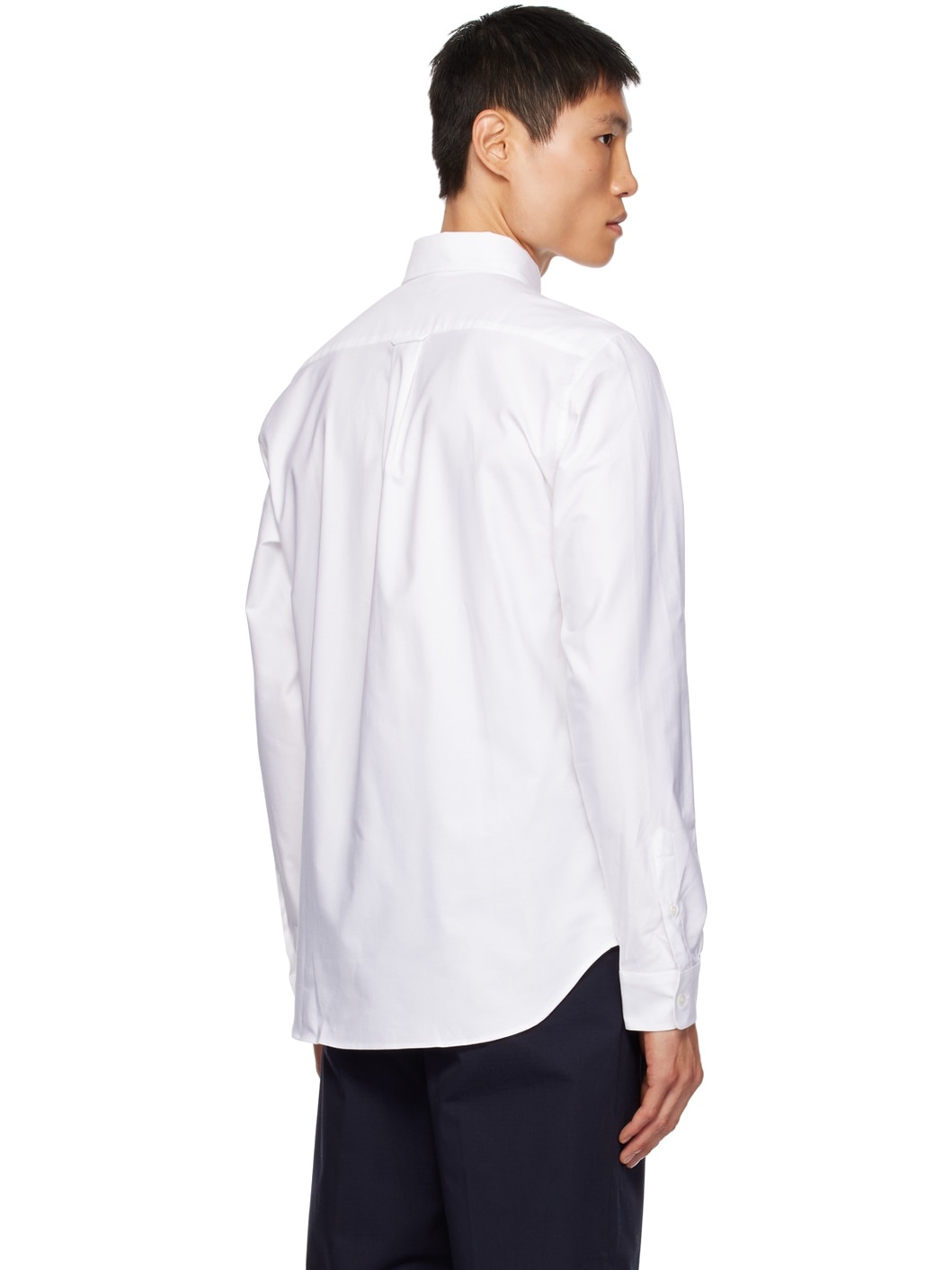 White Fox Head Patch Shirt - 3