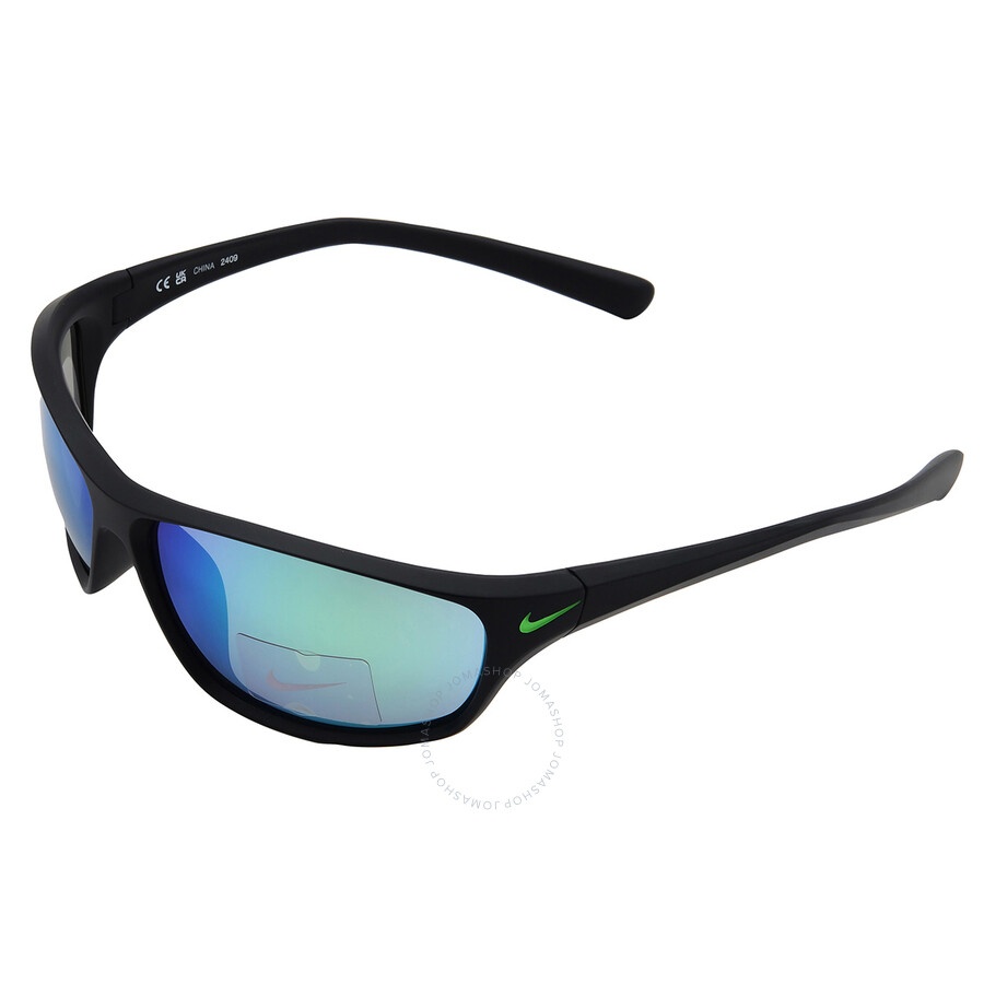 Nike Green Mirror Wrap Men's Sunglasses NIKE RABID FQ4765 003 63 - 4