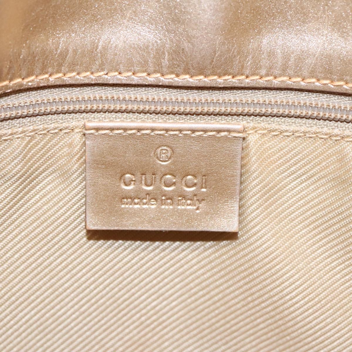 GUCCI GG Canvas Tote Bag Light Blue Gold 002 002 - 16