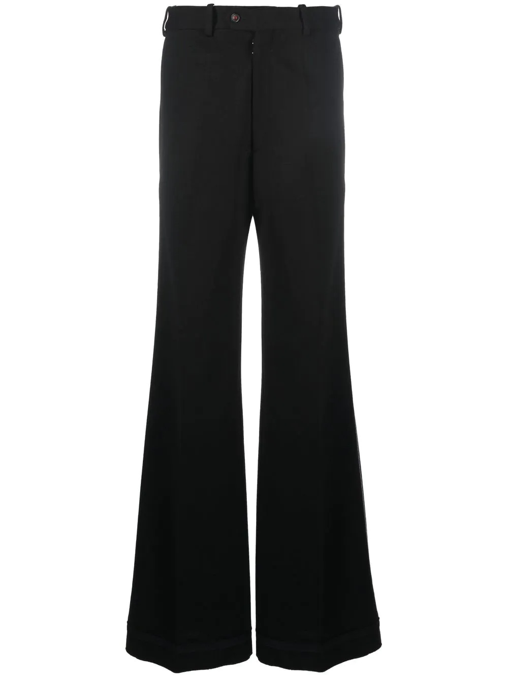 high-waisted wide-leg trousers - 1