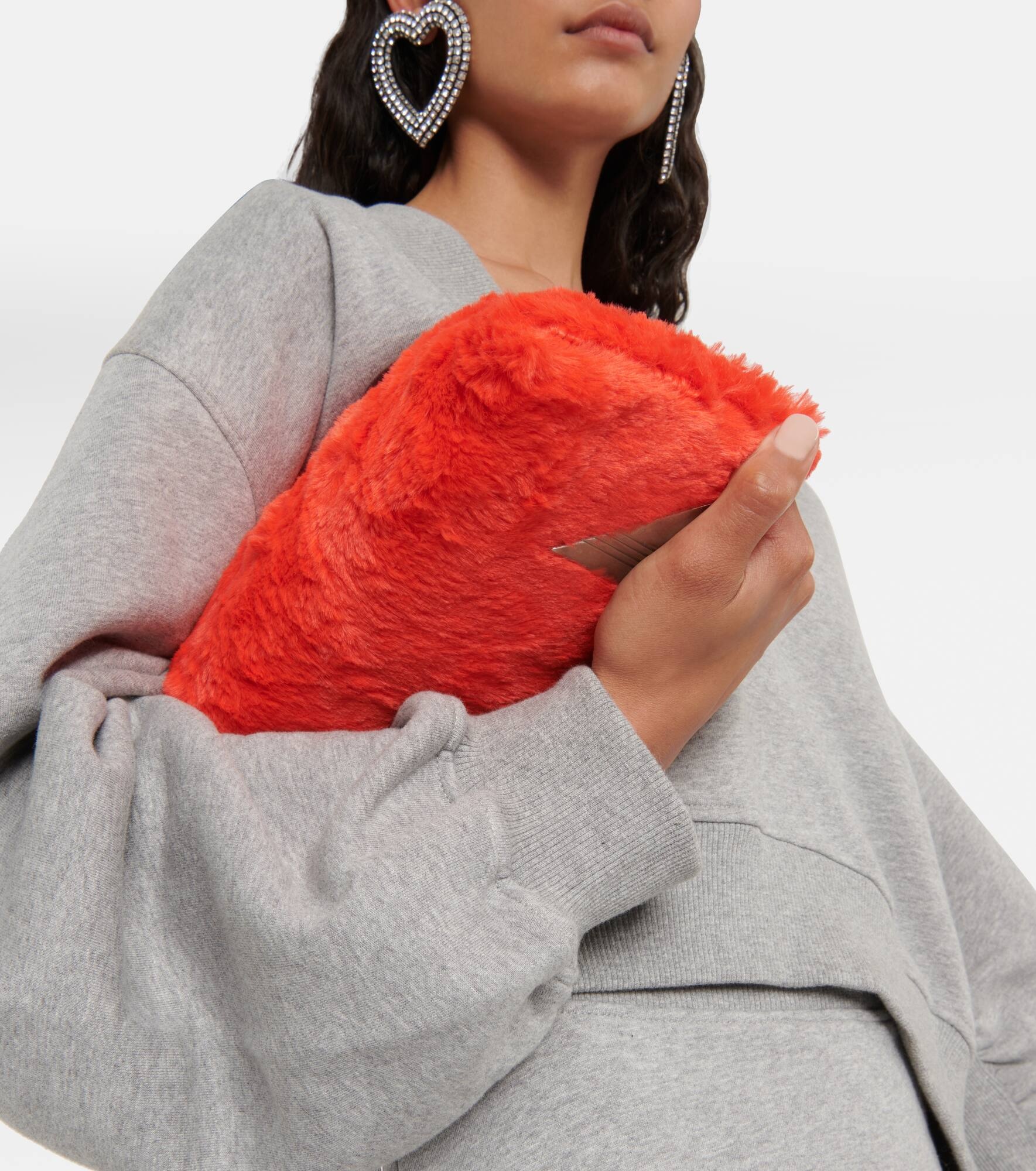 8.30 PM faux fur clutch - 6