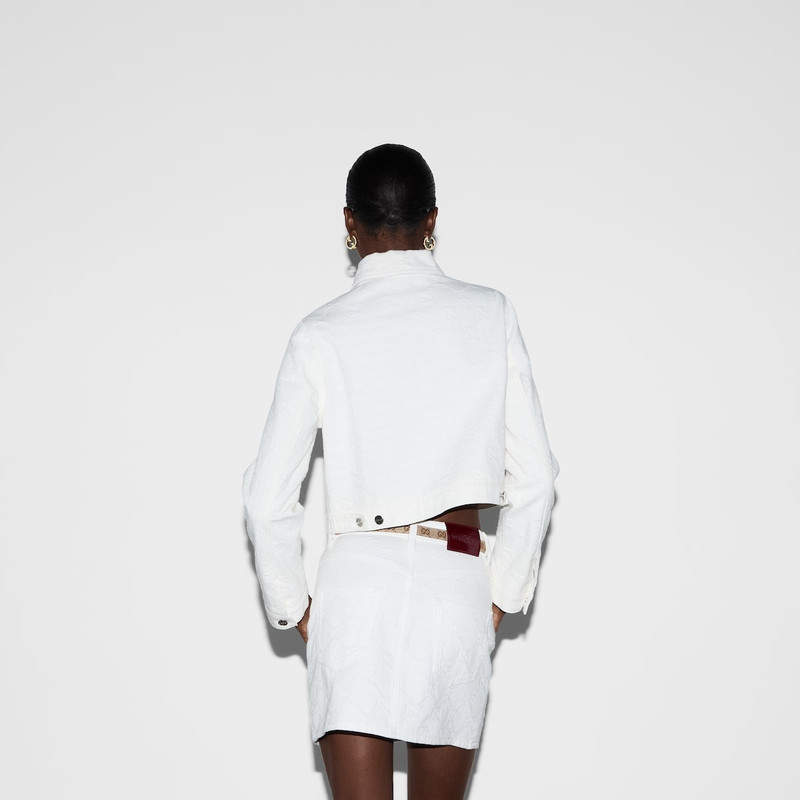 GG jacquard denim jacket 4