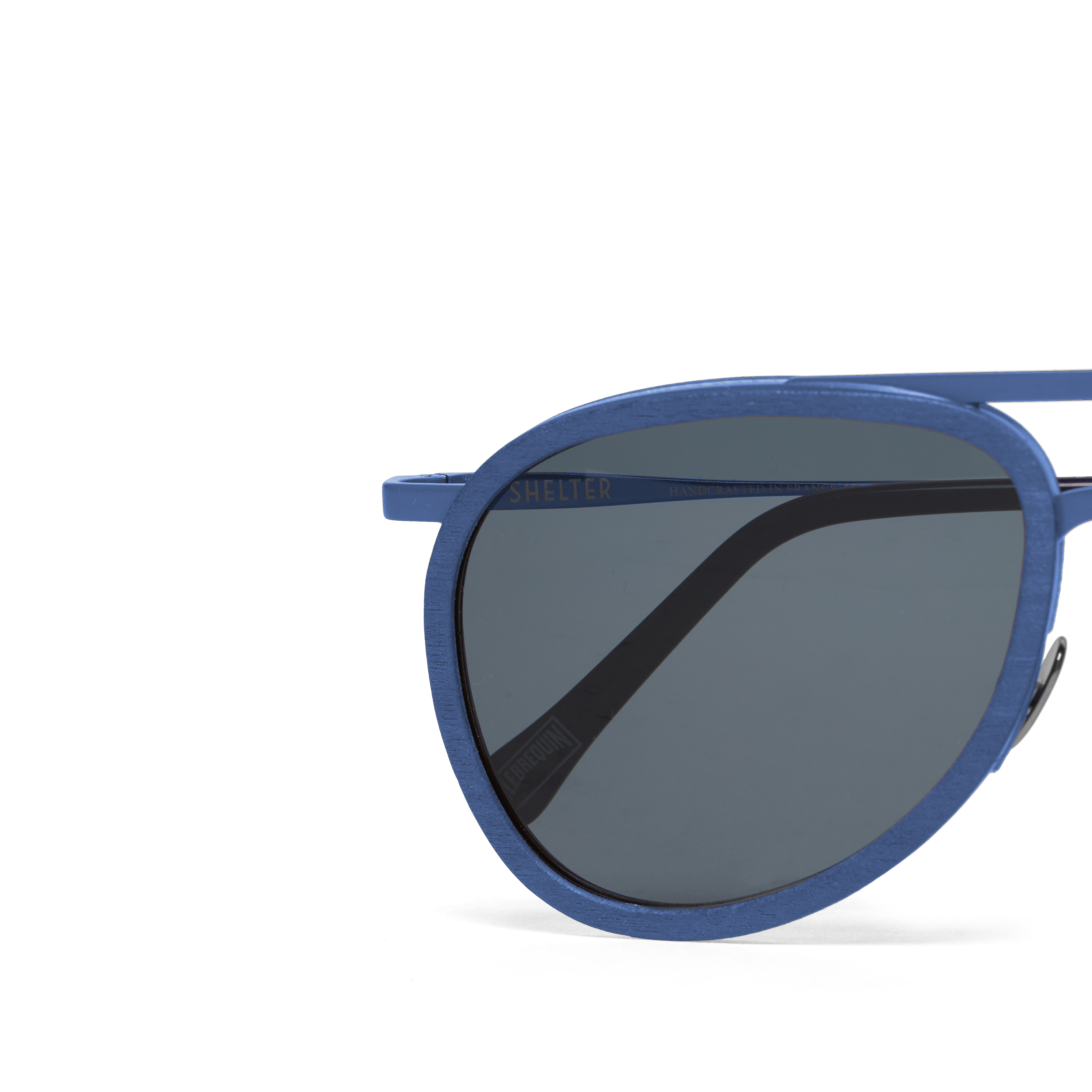Unisex Wood Sunglasses Solid - VBQ x Shelter - 5