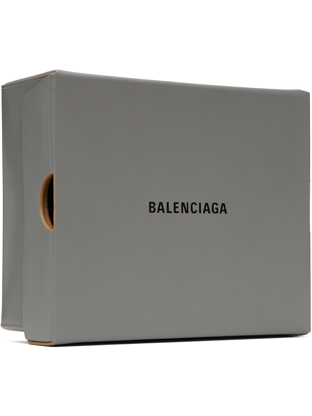 Gray Shopper Sneaker Box Clutch - 2