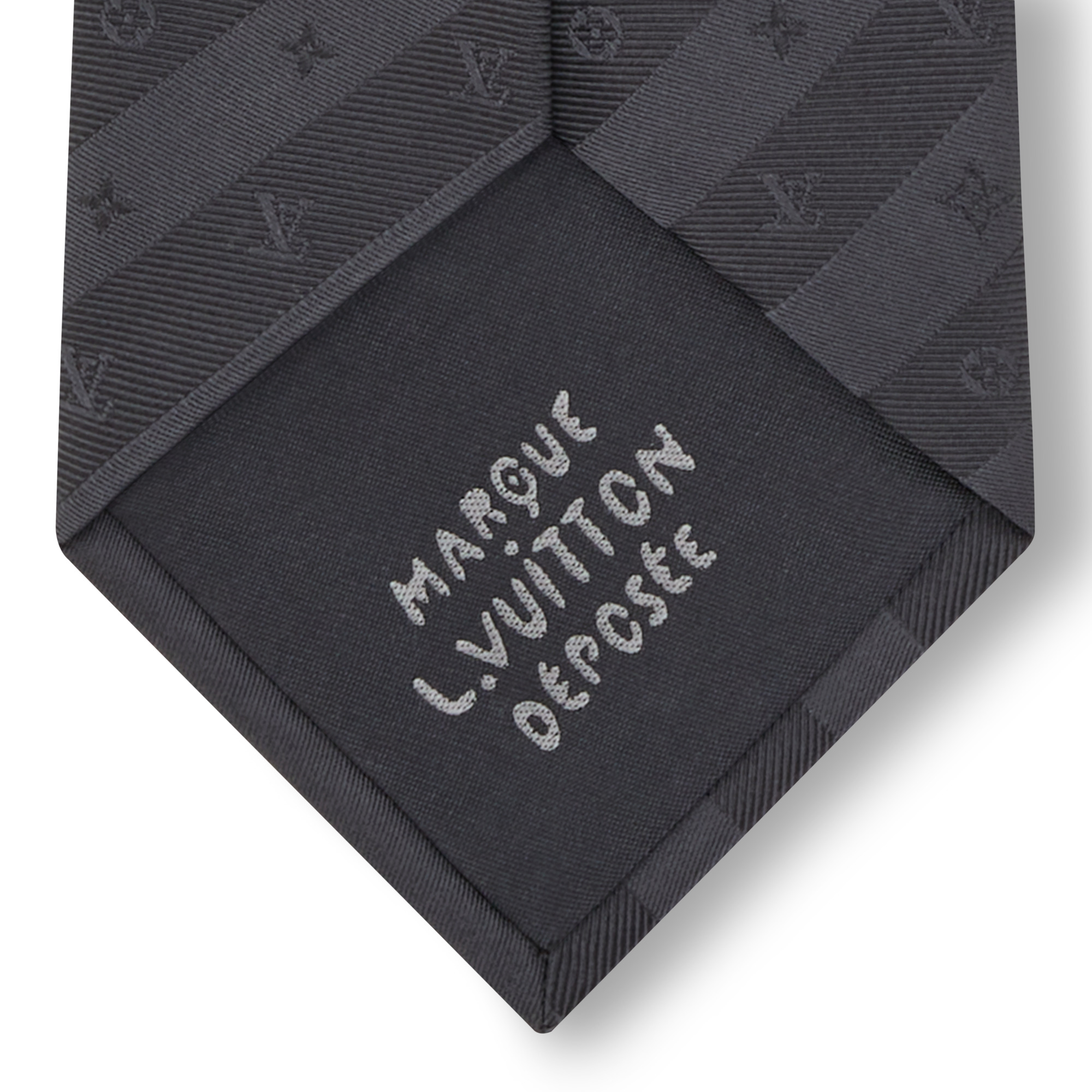 Monogram Stripy Tie - 4