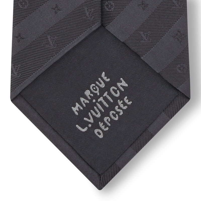 Monogram Stripy Tie 4