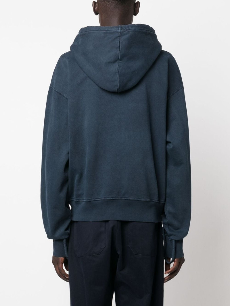 Clay organic-cotton zip hoodie 4