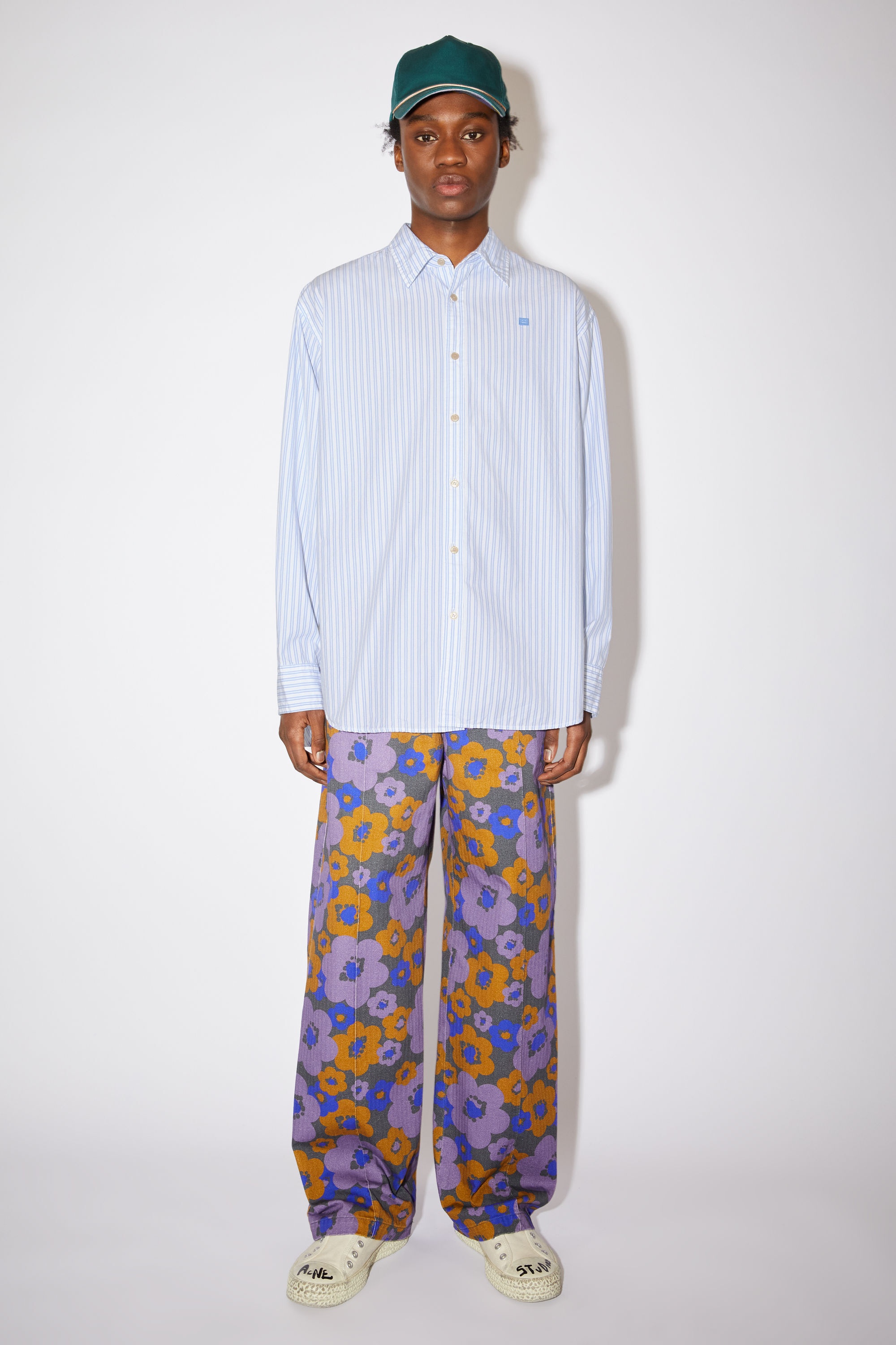 Long sleeve shirt - White/blue - 2