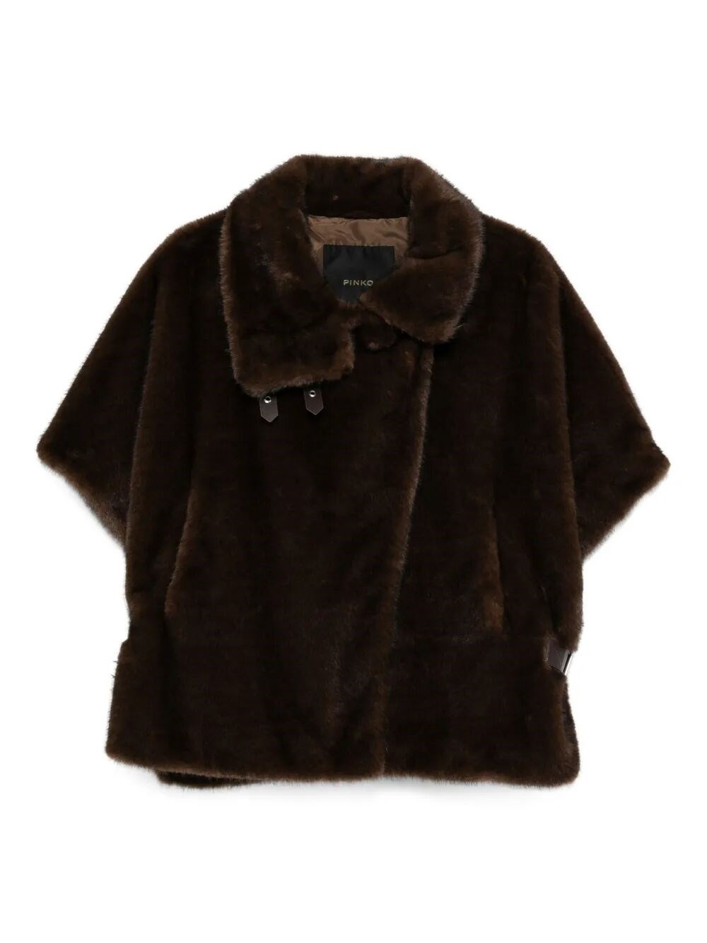 `Comodino` Faux Fur Cape - 1