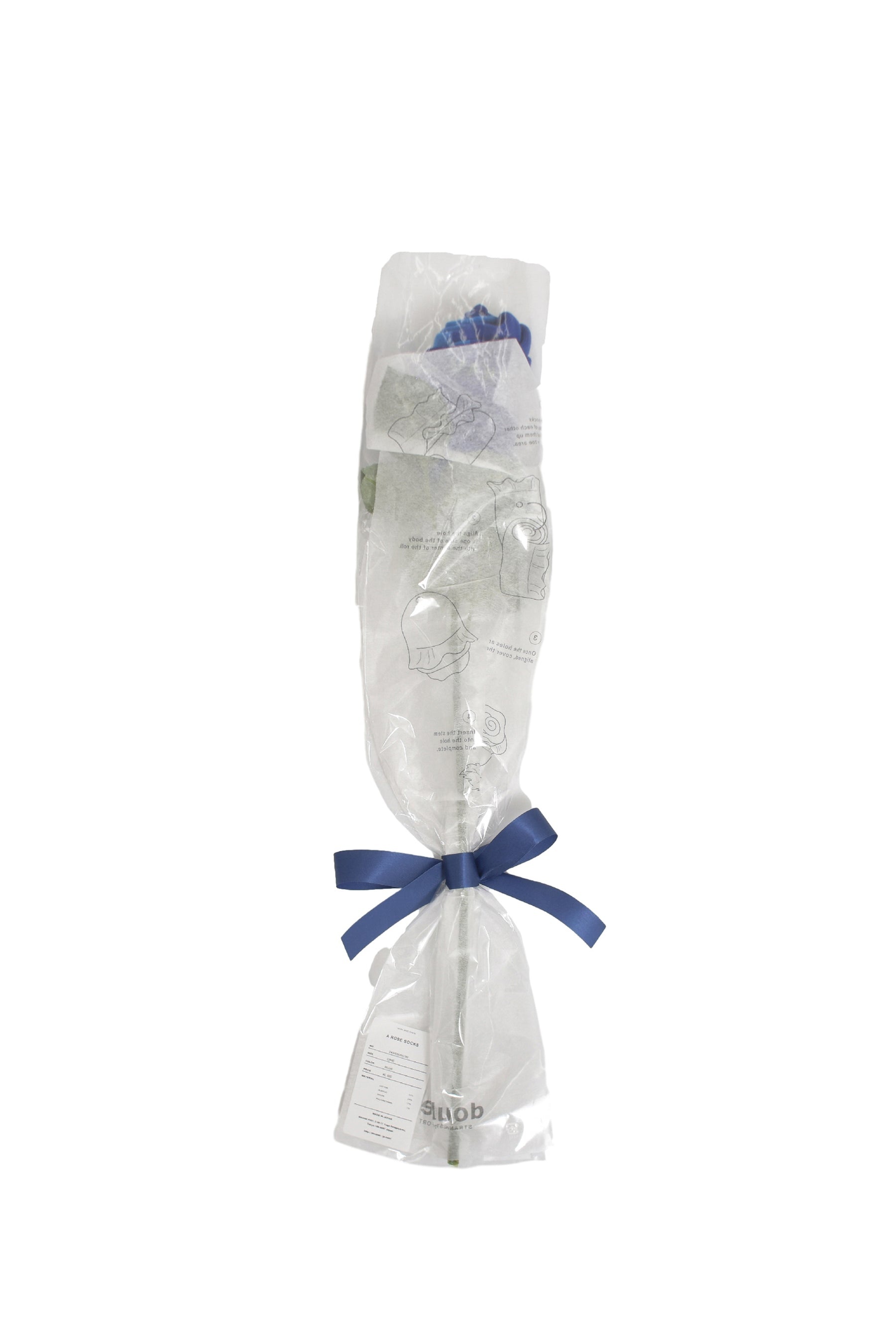A ROSE SOCKS / BLU - 4