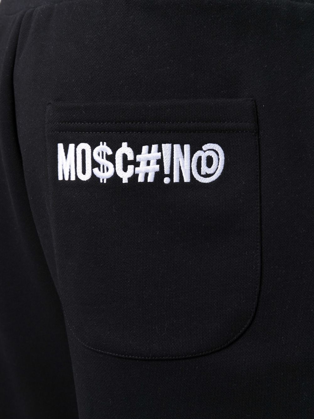 logo-plaque track shorts - 9