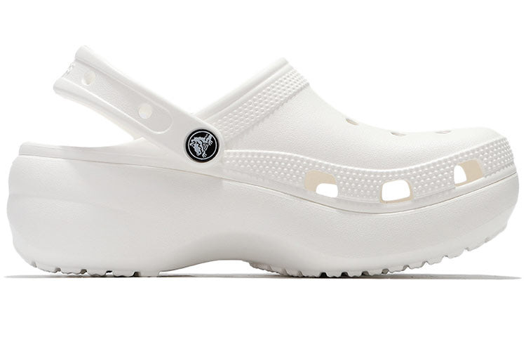 (WMNS) Crocs Classic Clog clouds Retro Beach Shoe White 206750-100 - 3