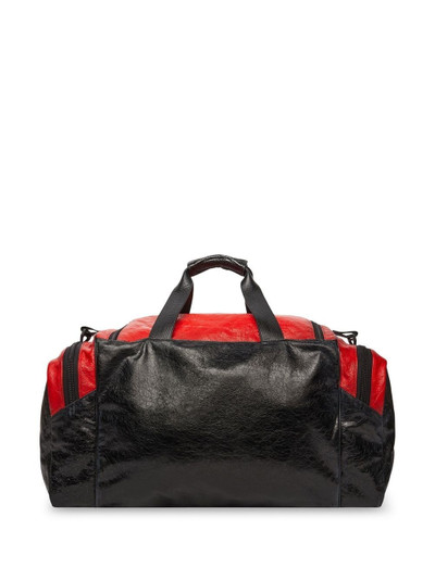 BALENCIAGA x Adidas trefoil-logo gym bag outlook