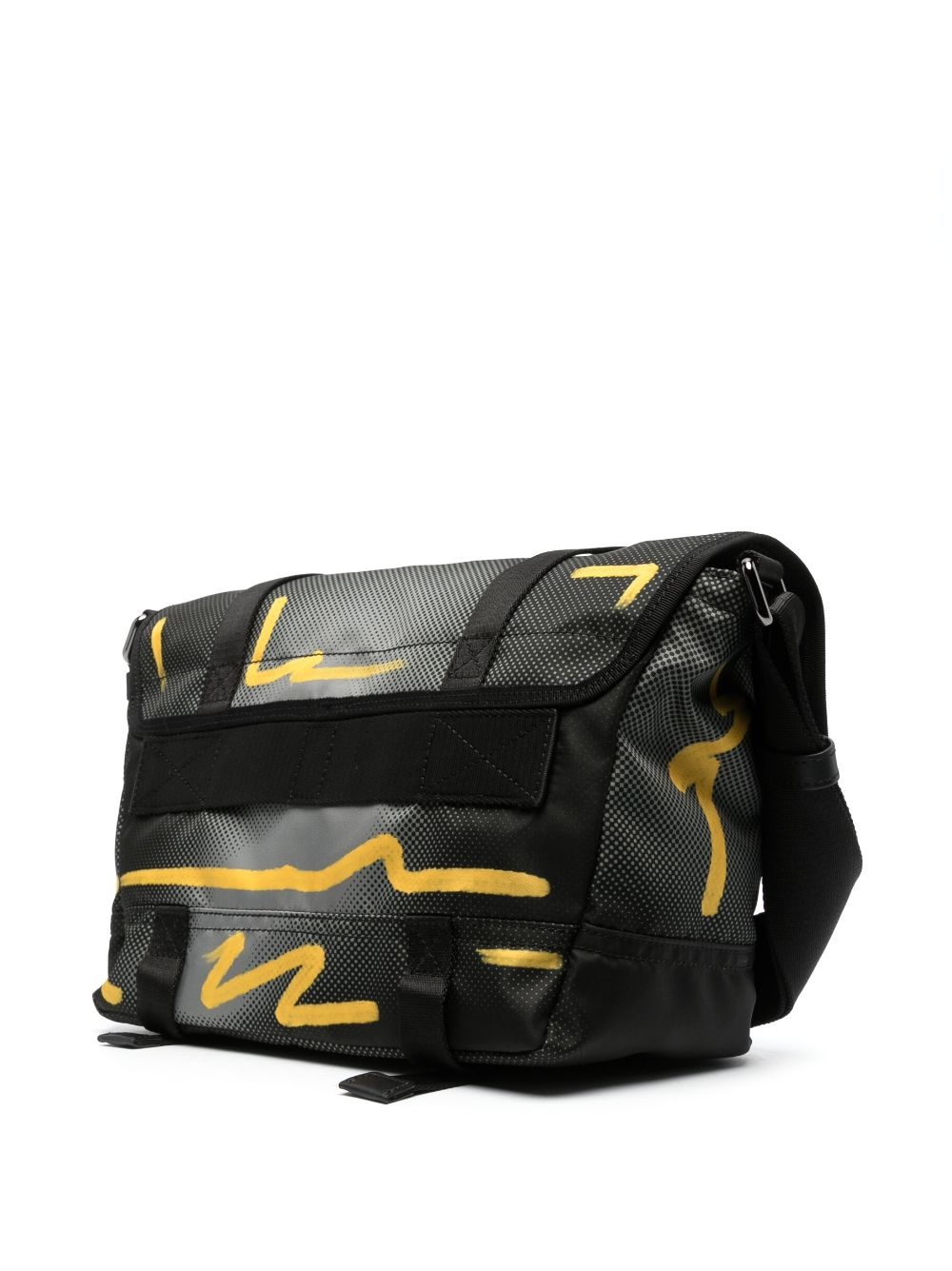 graphic-print messenger bag - 3