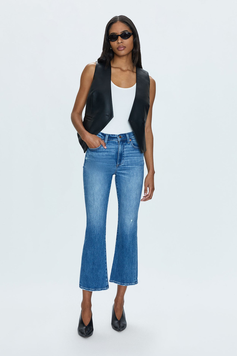 LENNON HIGH RISE CROP BOOT JEAN - FLING VINTAGE 7