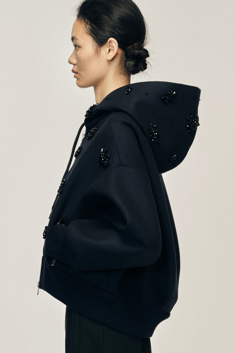 Turbo Embellished Cropped Zip Jacket 4