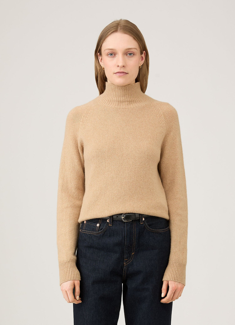 Lambswool Funnel neck jumper - 1