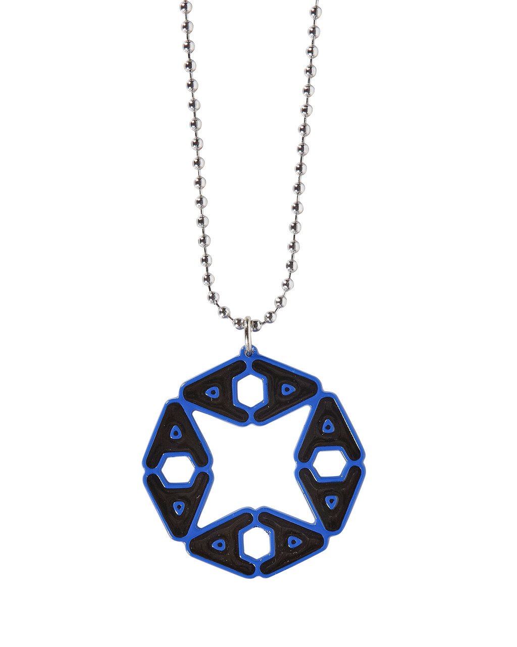 MARK FLOOD CIRCLE A PENDANT NECKLACE - 3