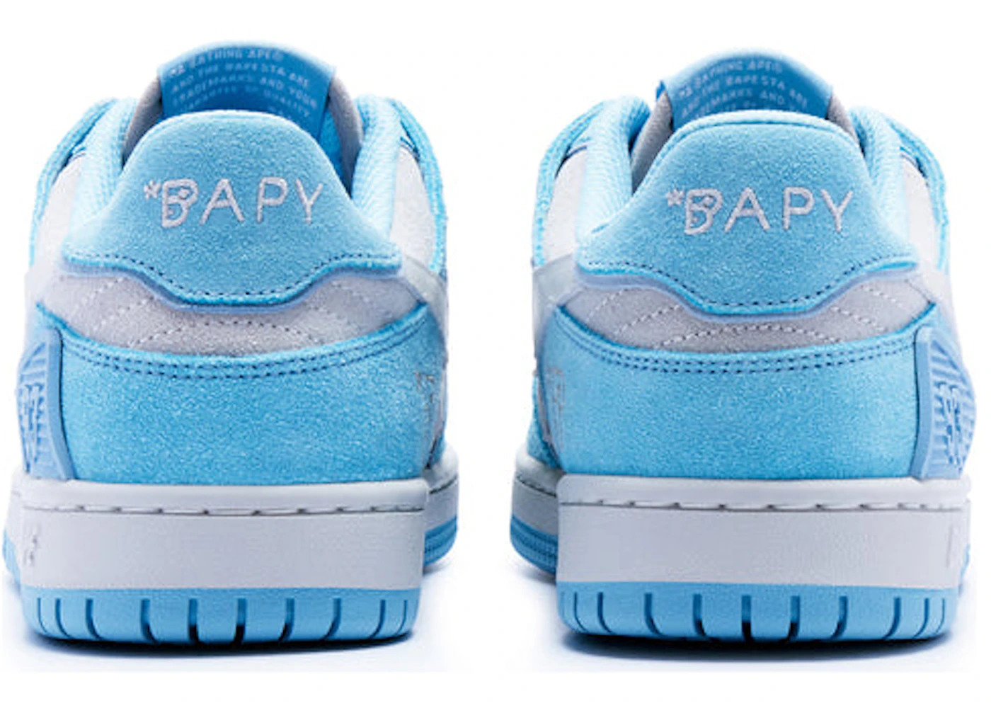 A Bathing Ape Bape SK8 Sta Blue Mist by Bapy (Women's) - 3