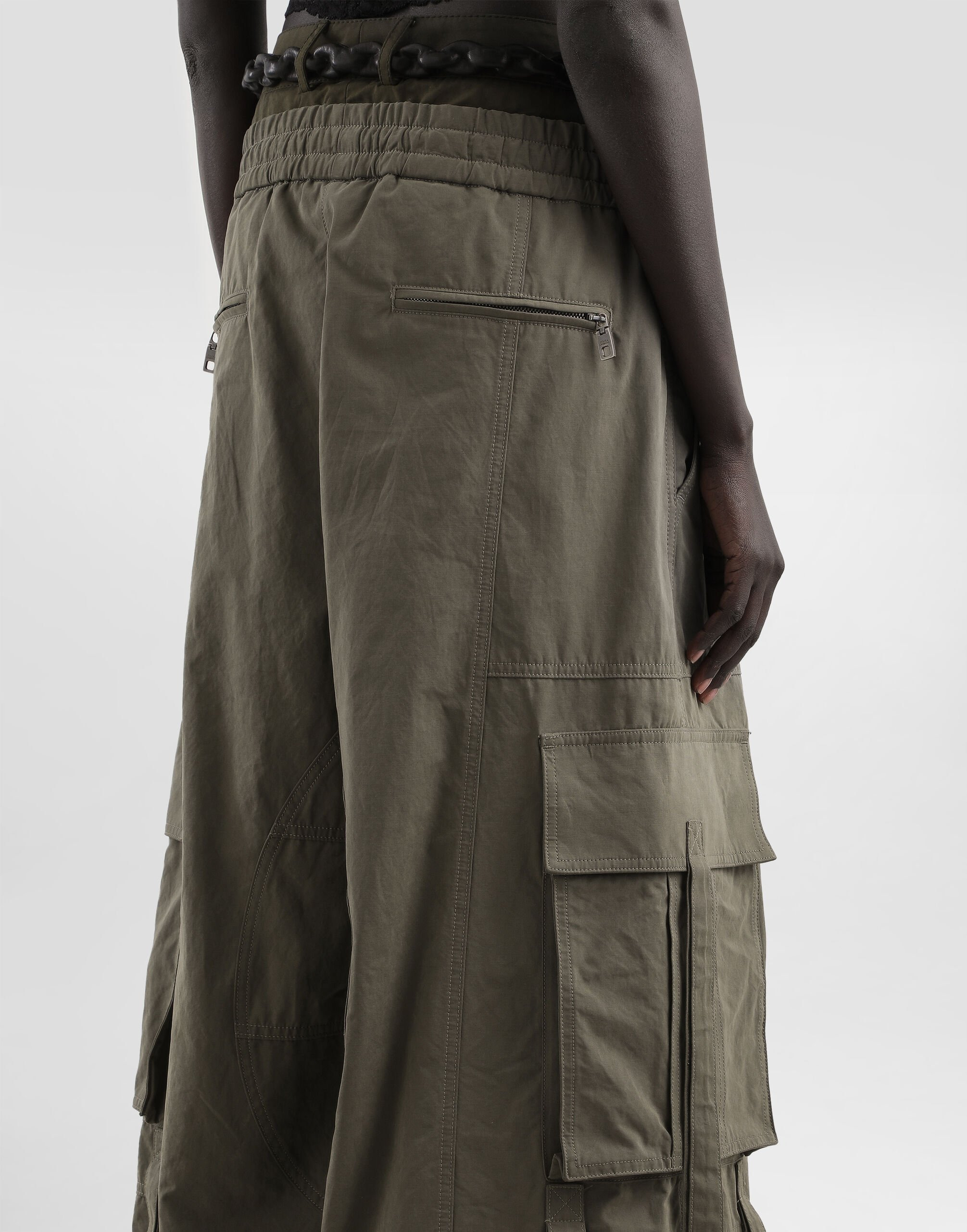 Waxed faille trousers - 5