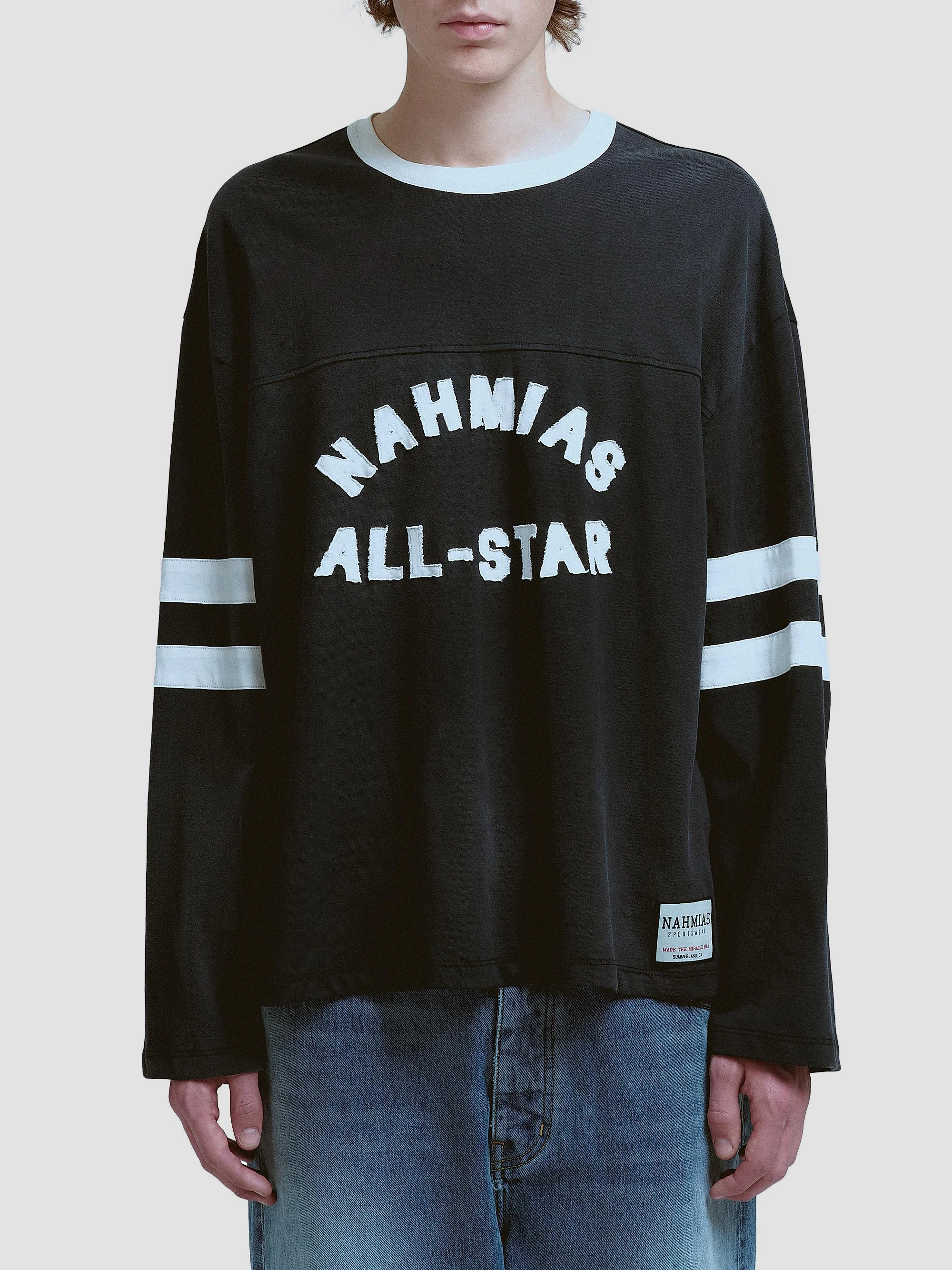 Men's All Star Varsity Long-Sleeve Jersey - Worn Black - 1