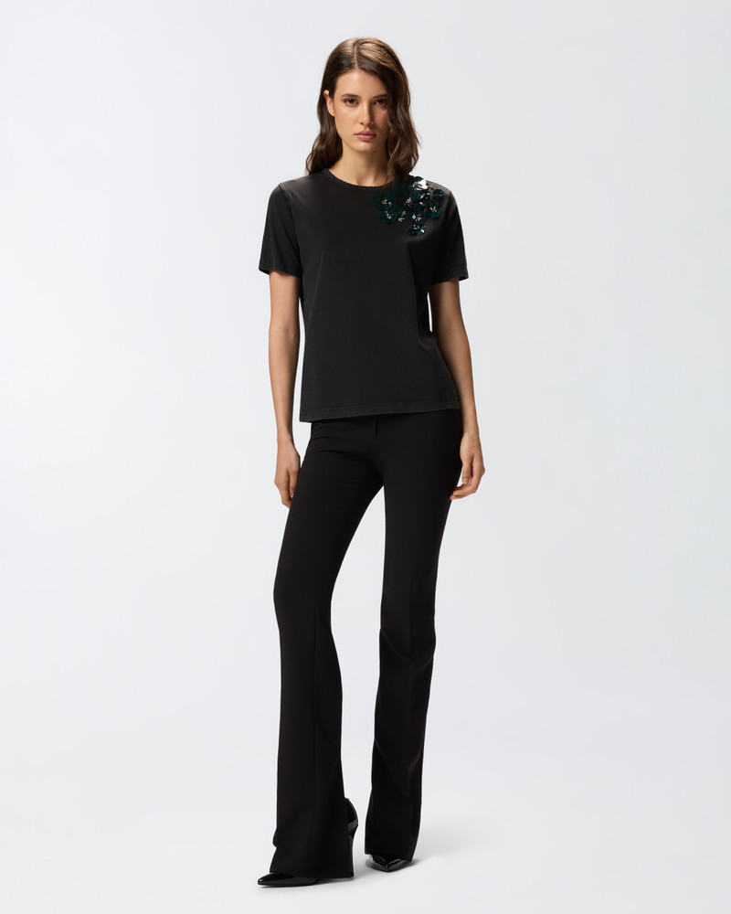 T-SHIRT WITH JEWEL FLOWERS 3