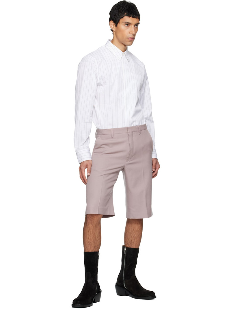 Dries Van Noten Pink Wool Shorts outlook