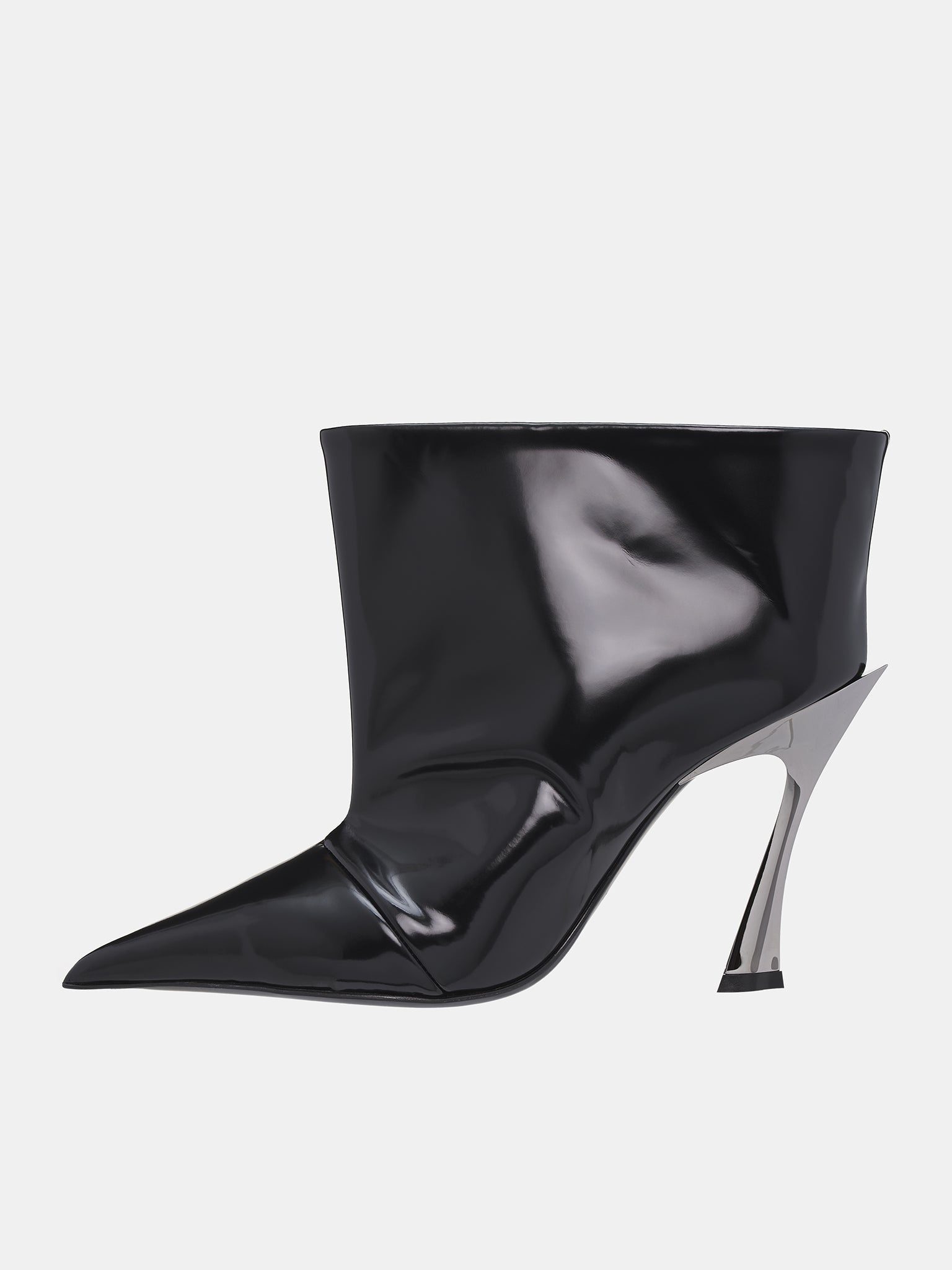 Brushed Leather Ankle Boots - 3