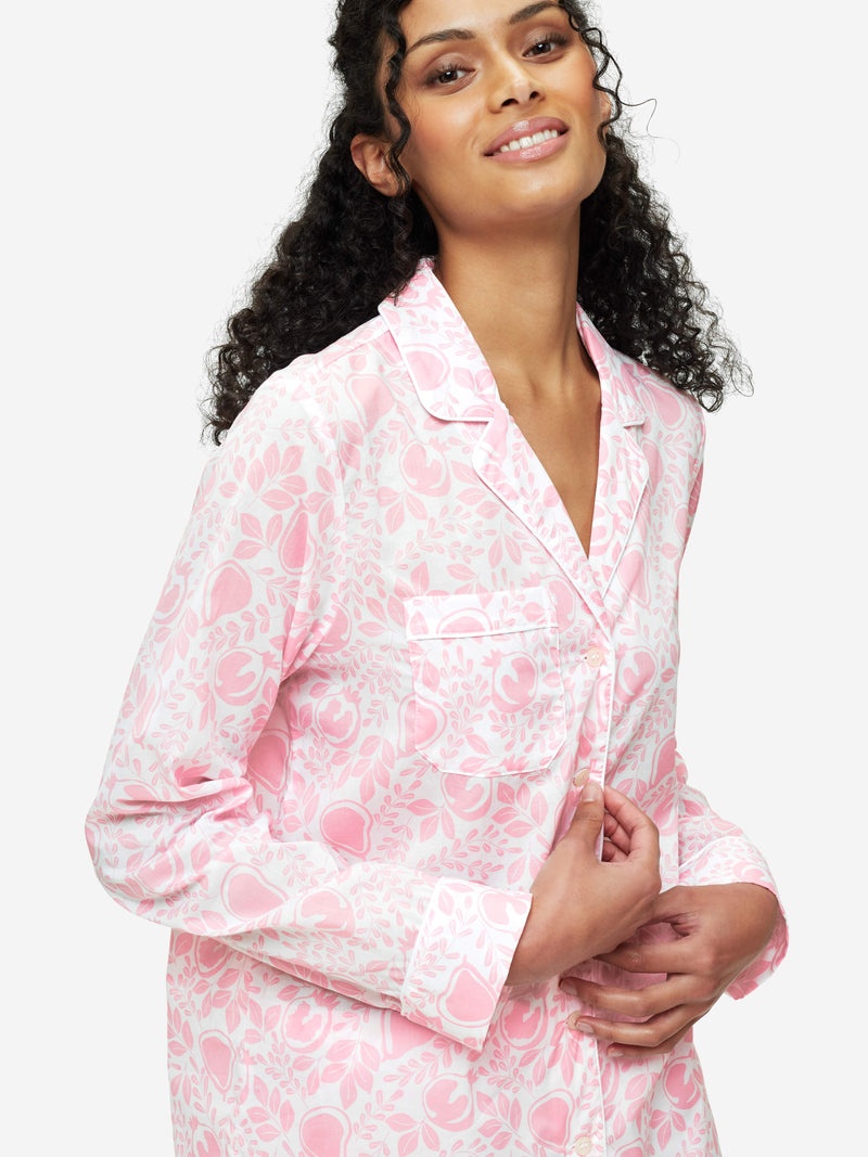 Women's Pyjamas Nelson 89 Cotton Batiste Pink - 2