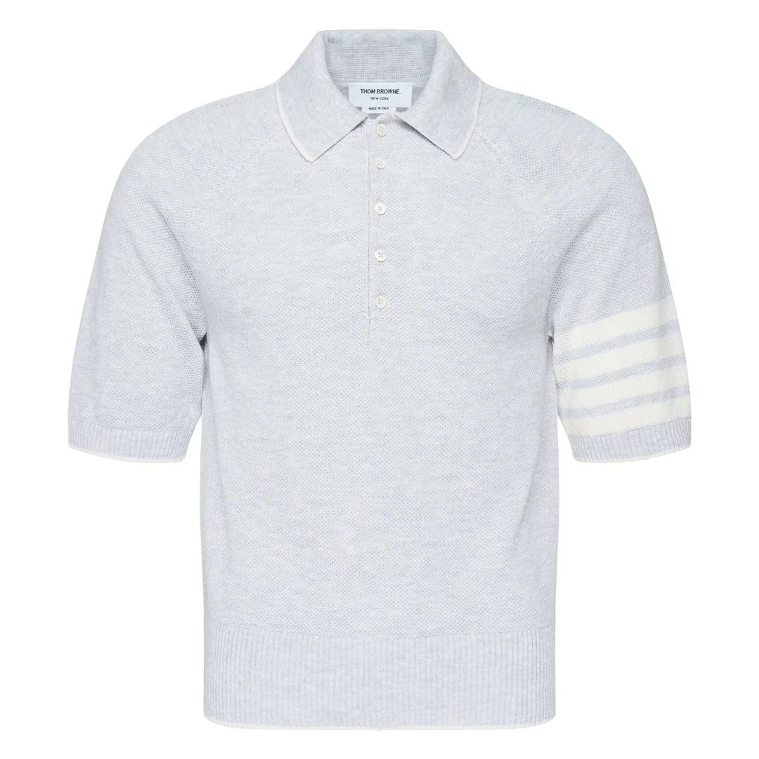 Cross Over Tuck Stitch Relaxed Polo - 1