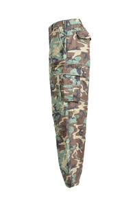 ERL CAMO CARGO PANTS WOVEN / GRN CAMO | nubiantokyo | REVERSIBLE