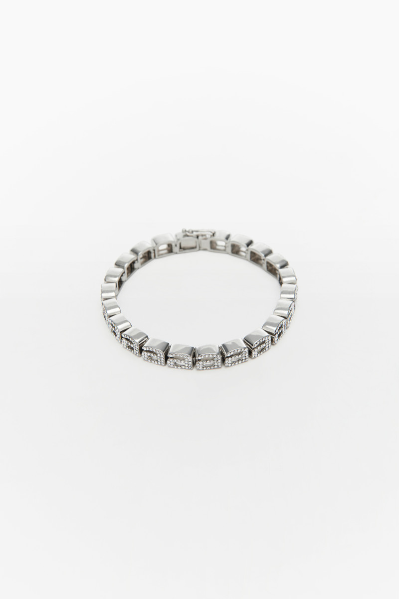 DIAMANTE A TENNIS BRACELET IN BRASS 1