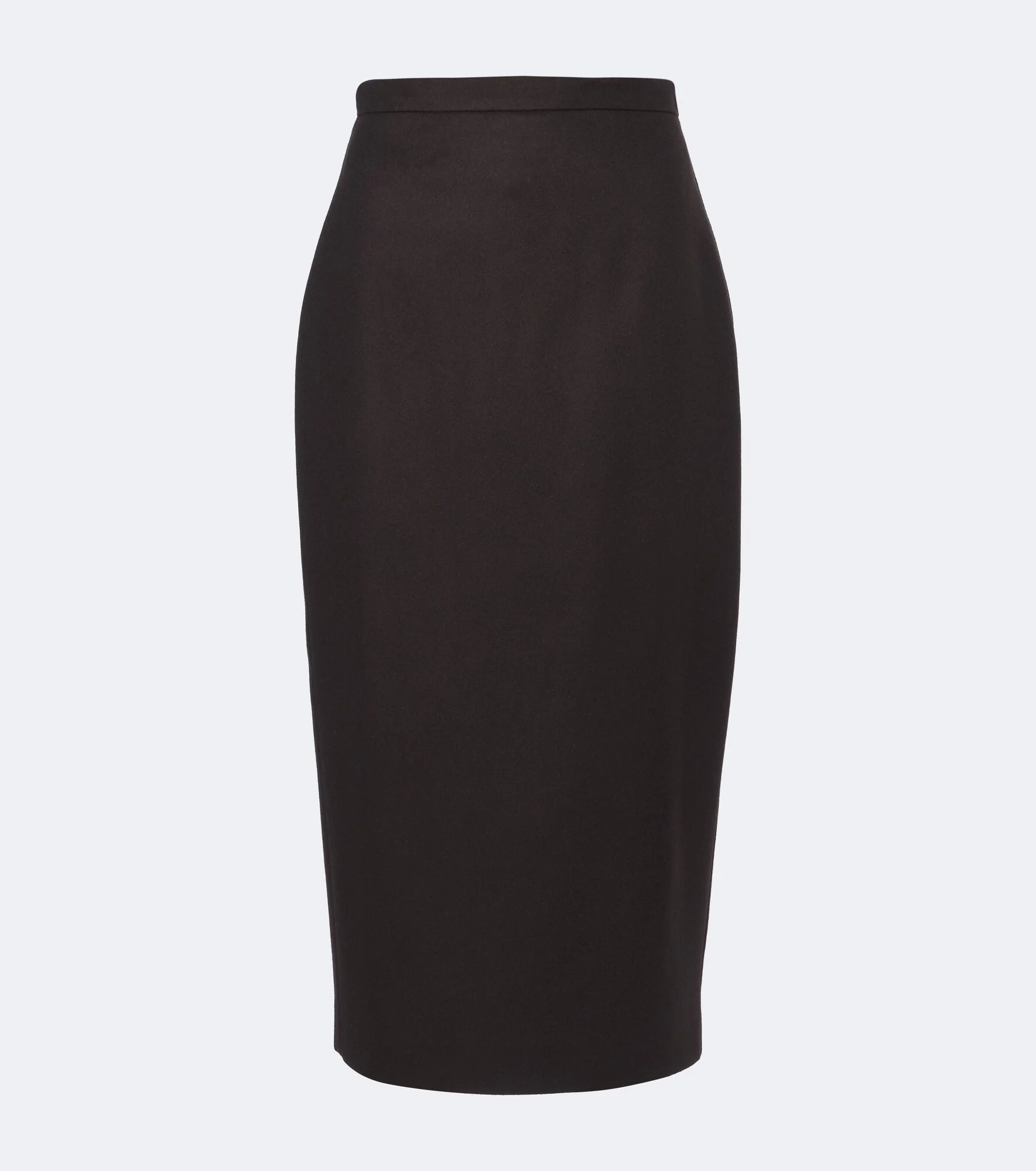 Camel hair pencil skirt - 1