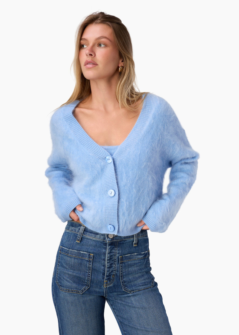 JOSEFA CASHMERE CARDIGAN CERULEAN 1