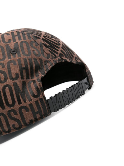 Moschino jacquard logo-motif baseball cap outlook
