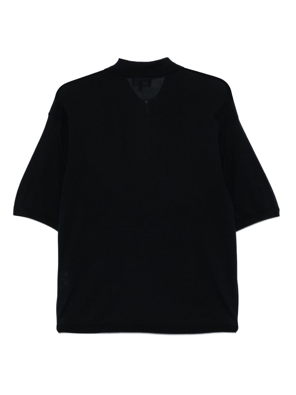 fine-knit polo shirt - 2