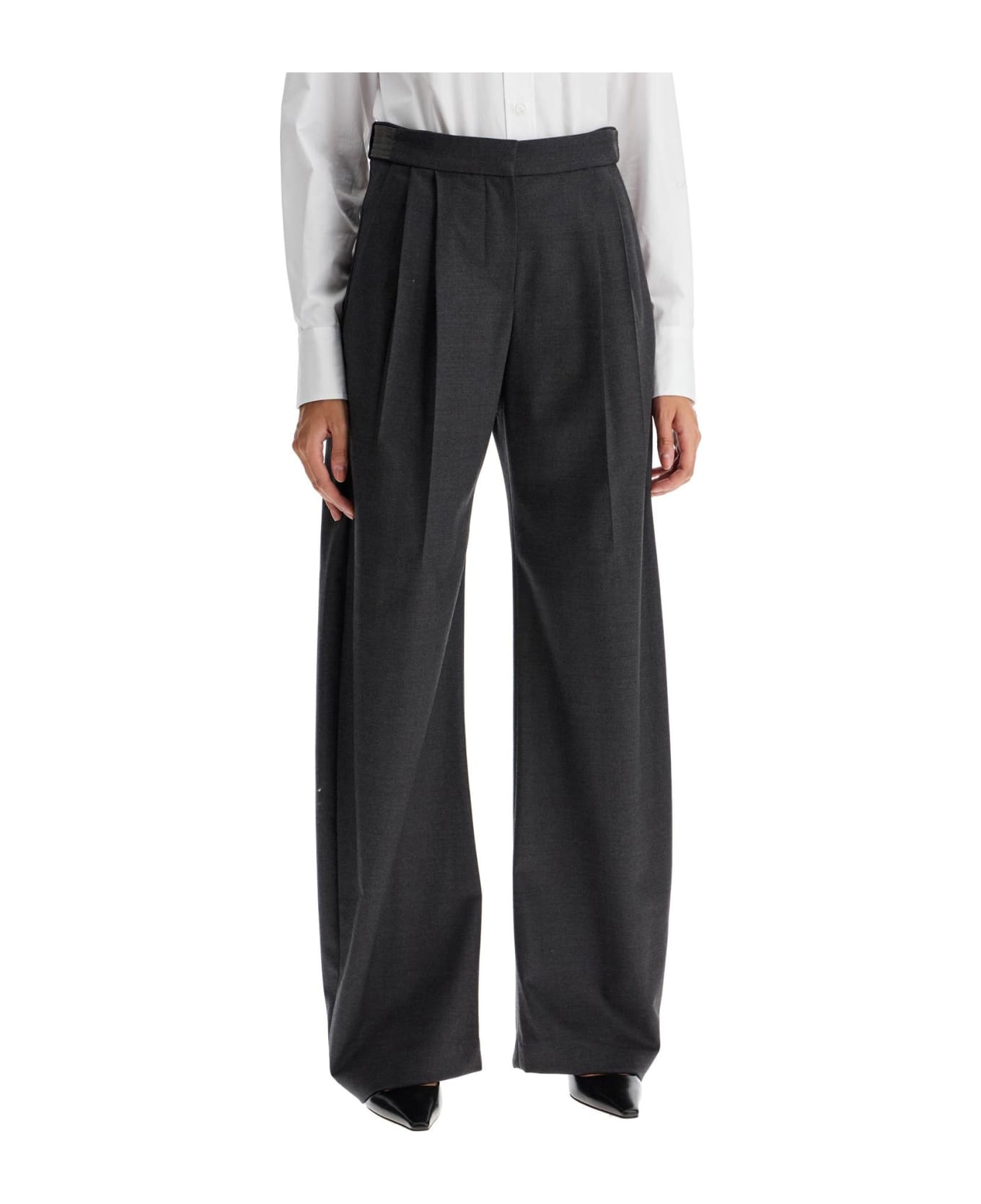 High Rise Wide Leg Trousers - 2